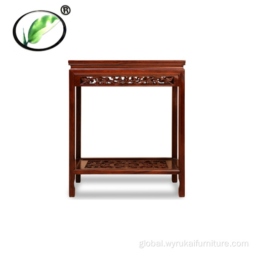 Flower Table Clock Hot sale solid wood Flower table Supplier